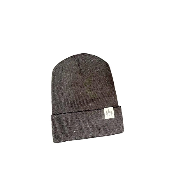 Unisex THREE TREE FOLDOVER BEANIE ~BLACK (THE MONTANA SCENE) - Picture 1 of 2